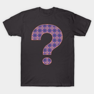 Patterned Question Mark T-Shirt